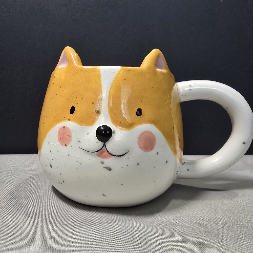 Boston Warehouse Leaf&Bean Corgi Coffee/Tea Mug